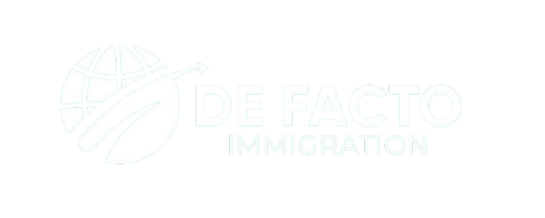 Logo defacto version blanco